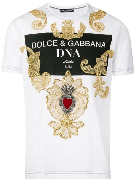 dolce gabbana t shirt weiß|dolce gabbana t shirt sale.